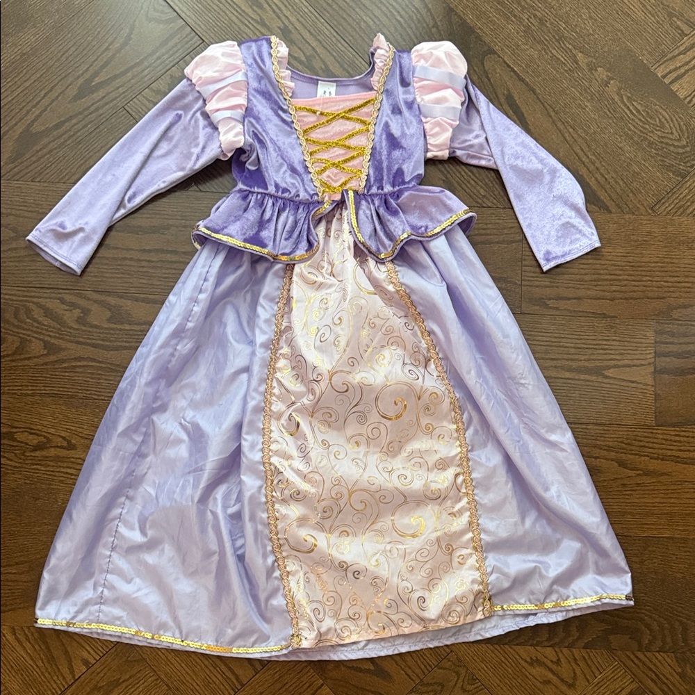 Purple and Pink Princess Costume 5-7